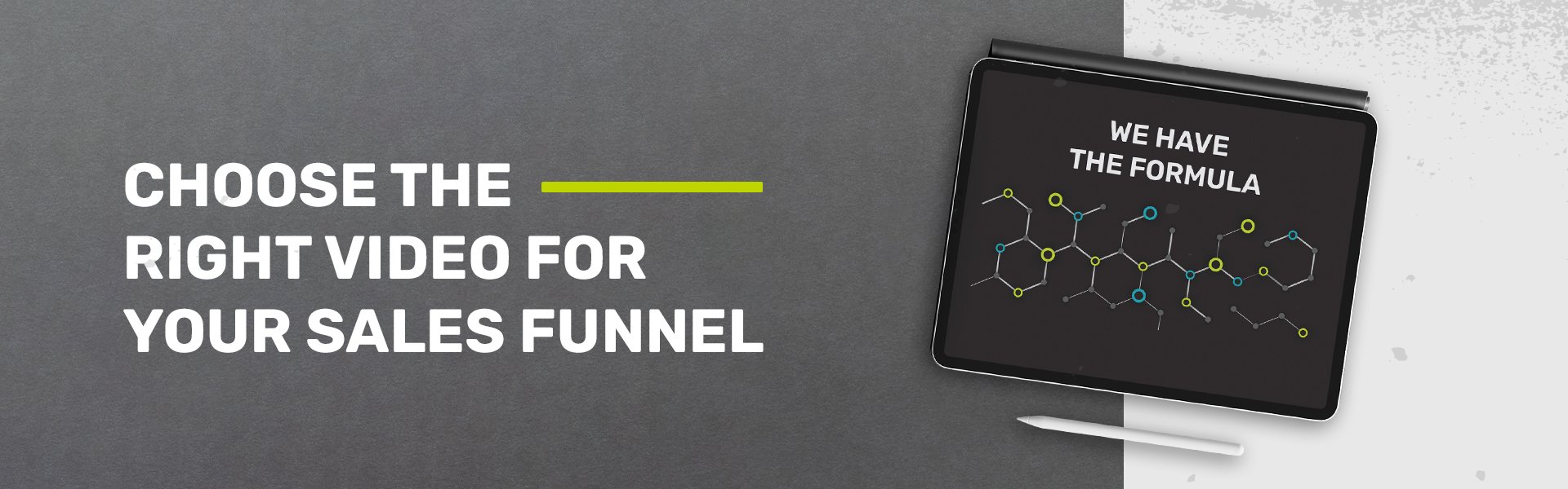 Graphic of video in sales funnel