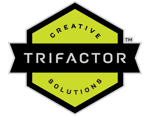 Trifactor logo displayed, black & green color